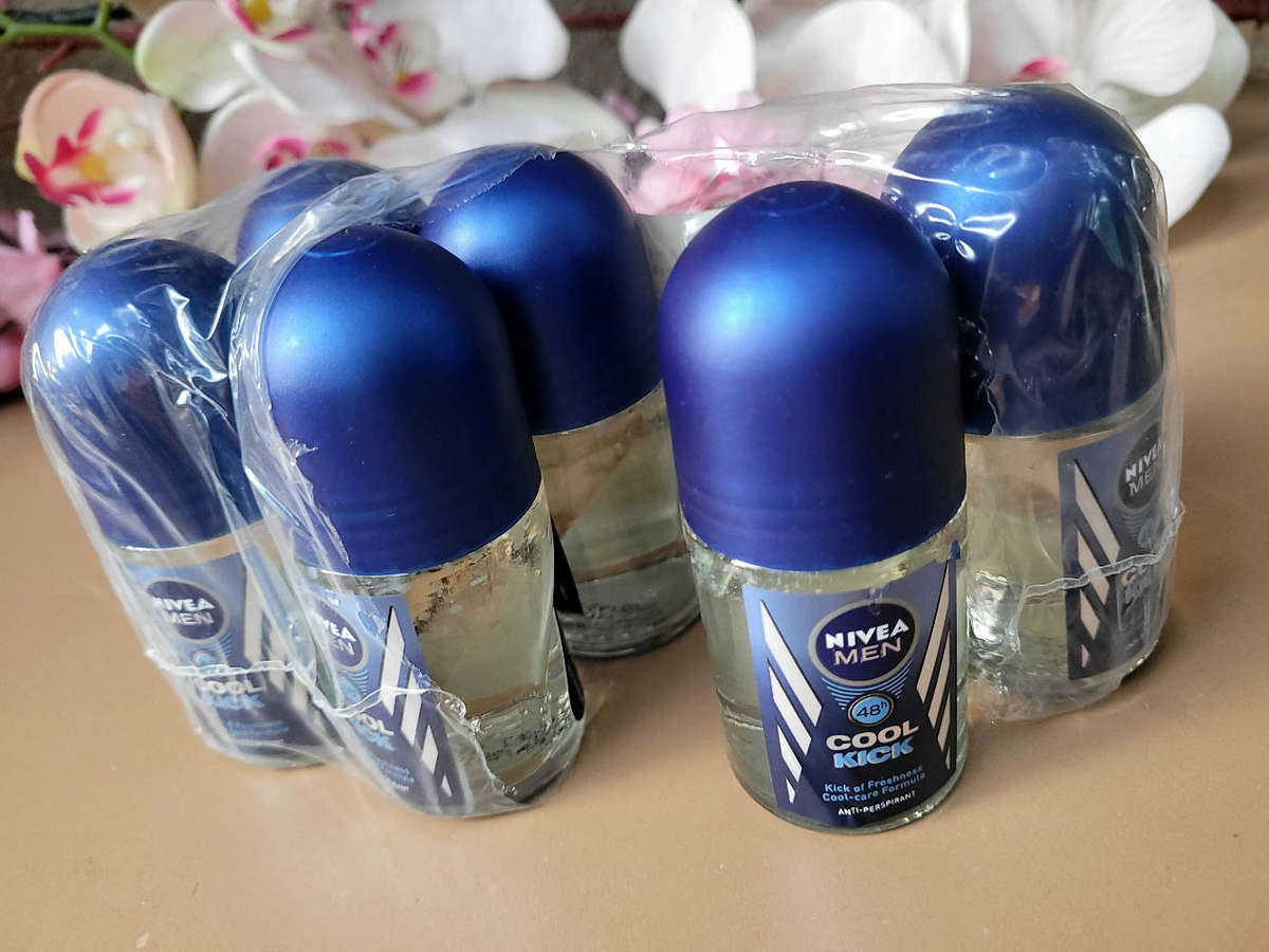 50ml NIVEA COOL KICK Men`s Roll-On Deodorant. BB:01/22 (Bid Per Piece-To Take All 4x)