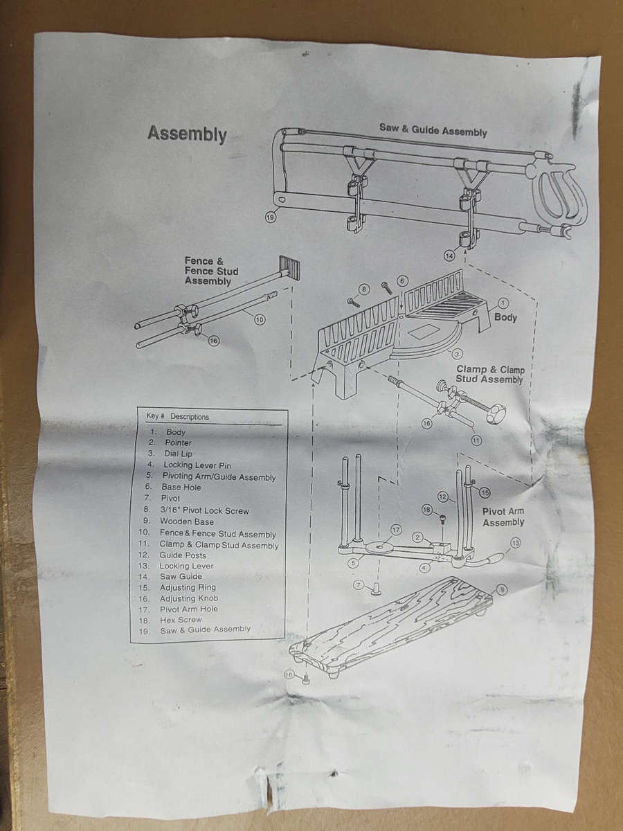 UNUESD.. 550mm UERASIA MITRE SAW (035RL). Old Packaging