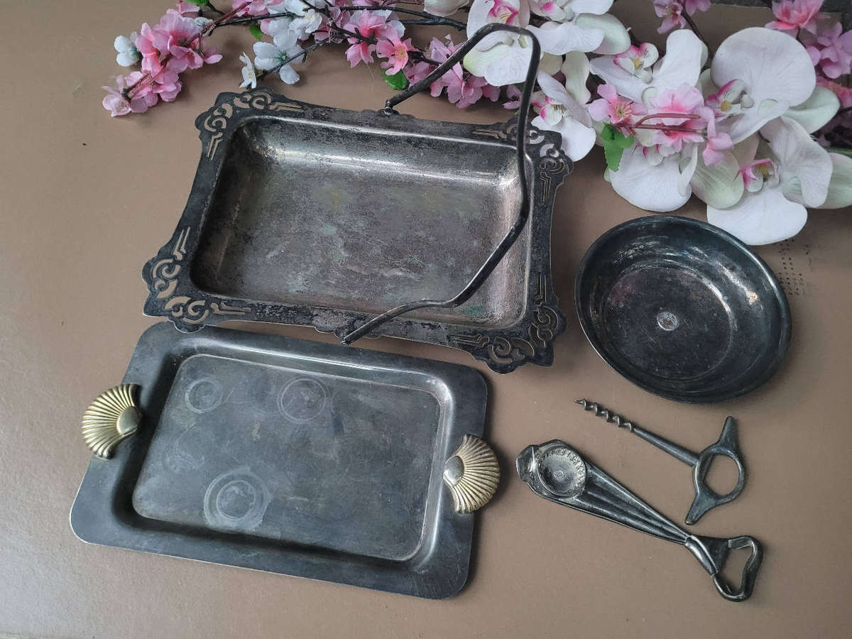 The Silver-Plated Collection-As Pictured. (Bid Per Lot)