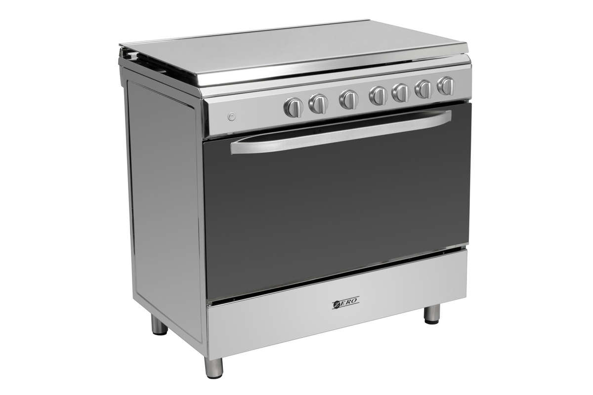 Demo 5 Burner Stainless Steel LP Gas Stove With Grill