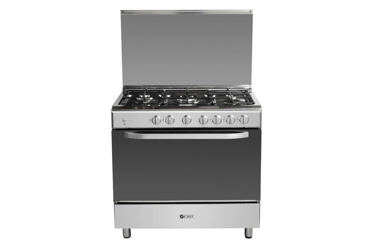 Demo 5 Burner Stainless Steel LP Gas Stove With Grill