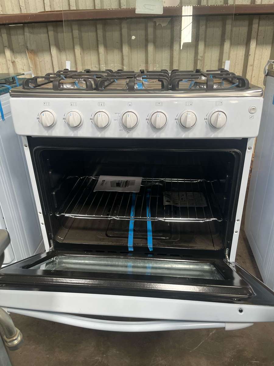 Shop Soiled Zero 6 Burner Full Gas Stove  White