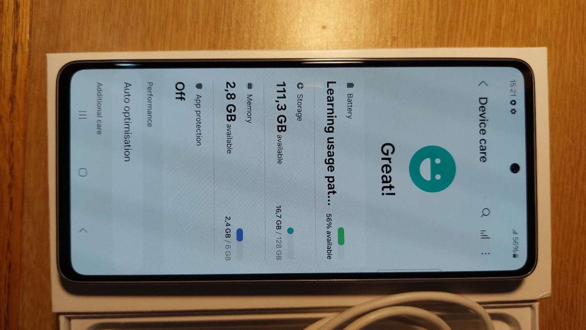 Samsung Galaxy A53 5G in as new condition