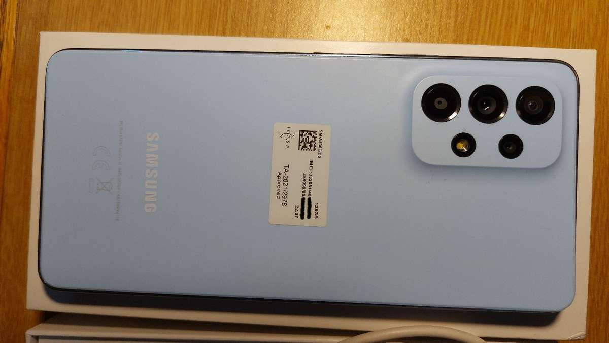 Samsung Galaxy A53 5G in as new condition