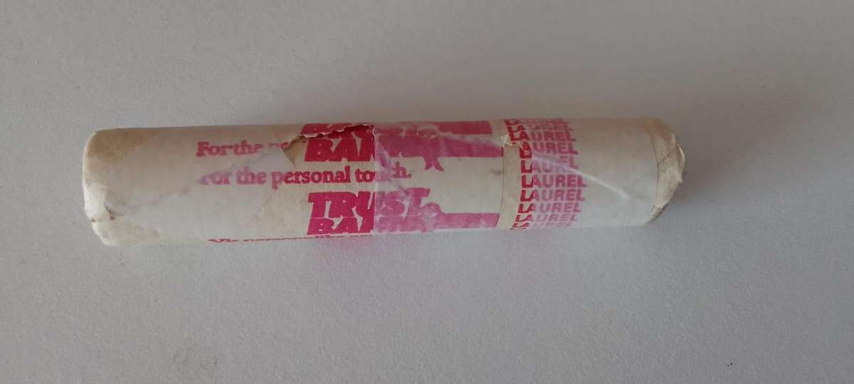 1990 RSA TEN CENTS SEALED COINS - IN A ROLL- ORIGINAL TRUST BANK PAPER WRAPPING