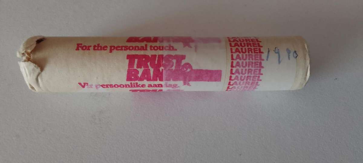 1990 RSA TEN CENTS SEALED COINS - IN A ROLL- ORIGINAL TRUST BANK PAPER WRAPPING
