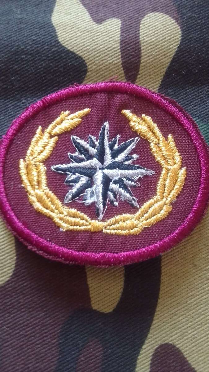 SADF - SA ARMY -  RECCE BERET BADGE (CLOTH)