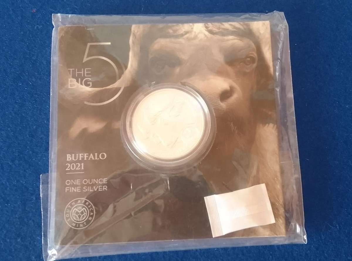 SILVER SPECIAL - LOW START!  2021 BIG FIVE BUFFALO COIN - IN SEALED BLISTER PACK -