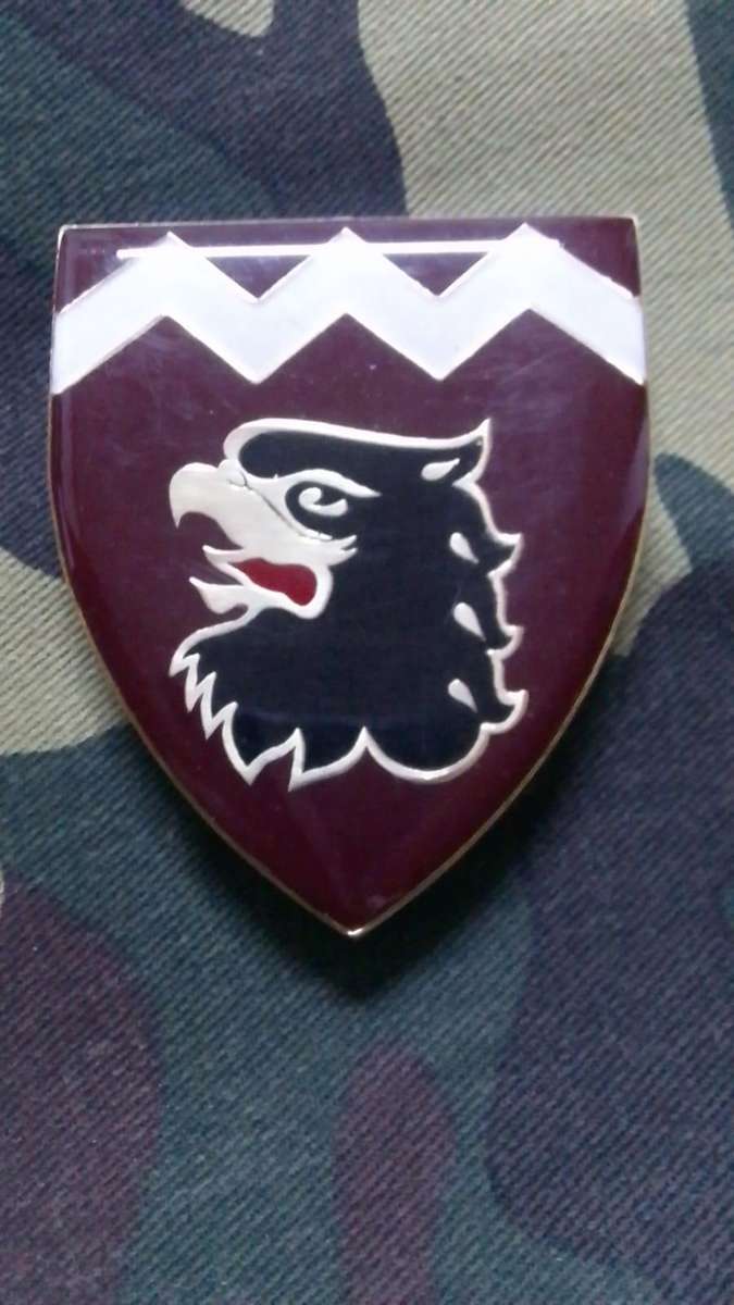 SADF / SA ARMY  44 PARACHUTE 18 LIGHT REGIMENT  - (WHITE STRIPES) SHOULDER FLASH