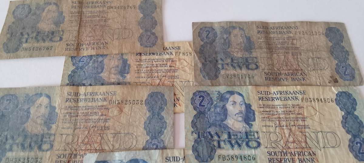 TWO RAND  GPC DE KOCK (80's) - 10 NOTES - BID PER NOTE
