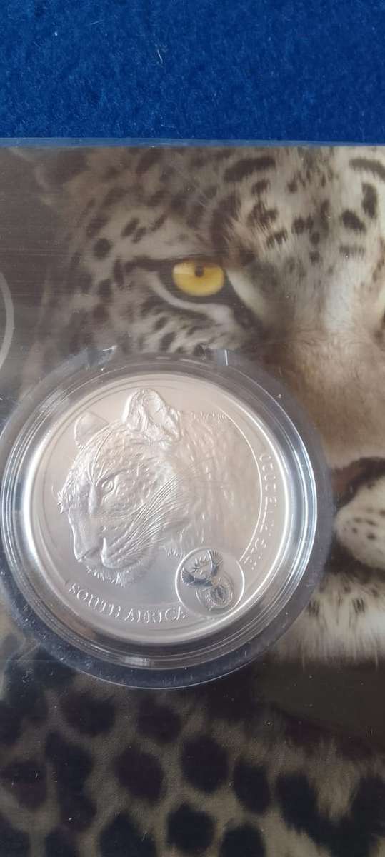 SILVER SPECIAL - LOW START!  2020 BIG FIVE LEOPARD COIN - IN SEAL BLISTER PACK -