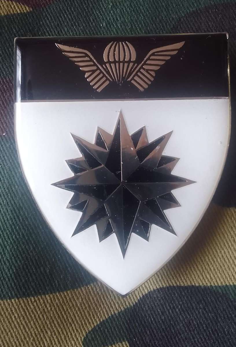 SADF/SA ARMY  5 RECCE SHOULDER FLASH - WITH PINS