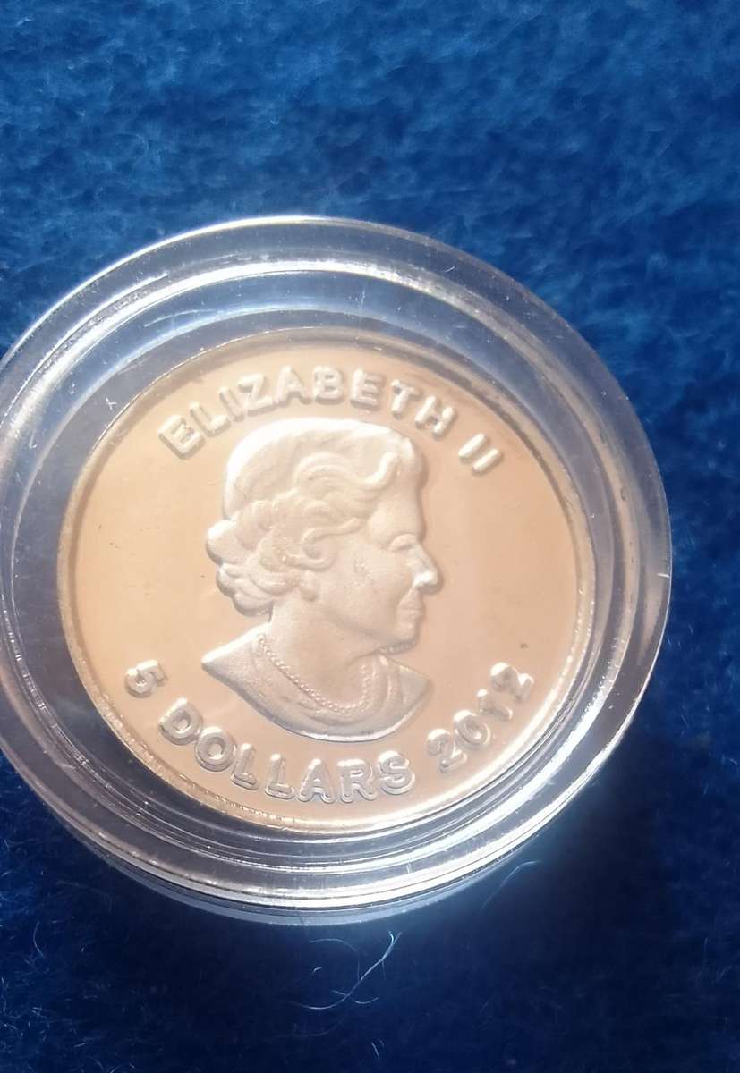 Canada Puma Fine Silver 5 Dollars One Gram Coin in Capsule - Silver Tickey