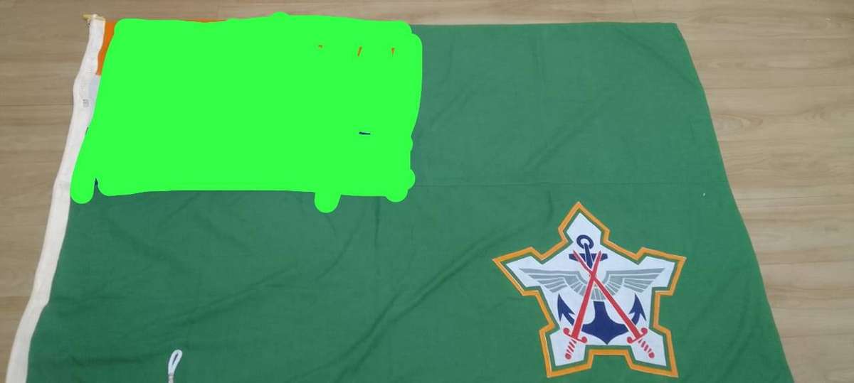 SADF/SA ARMY DEFENCE FORCE    FLAG (1981 ) - ORIGINAL