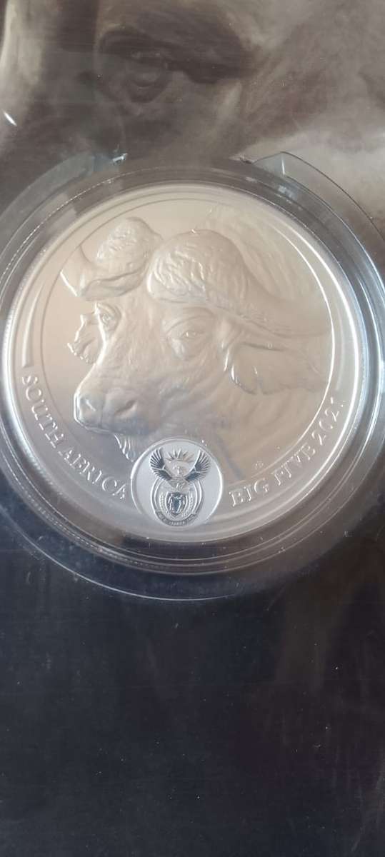 SILVER SPECIAL - LOW START!  2021 BIG FIVE UFFALO COIN - IN SEAL BLISTER PACK -