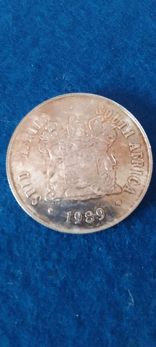 1989 R1 (S.A.) ONE RAND SILVER  PROOF COIN