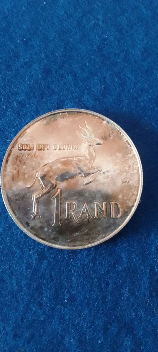 1989 R1 (S.A.) ONE RAND SILVER  PROOF COIN