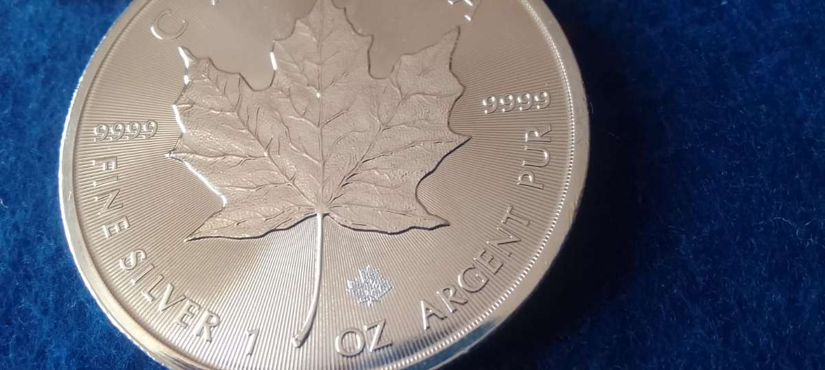 Silver sale, Snap it Up!   CANADIAN MAPLE LEAF 1 OZ SILVER COIN (BU) (2017)