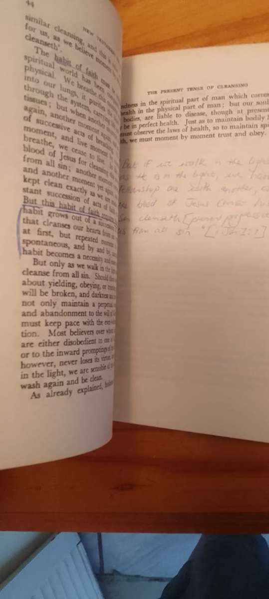 Book:  New Testament Holiness by Thomas Cook