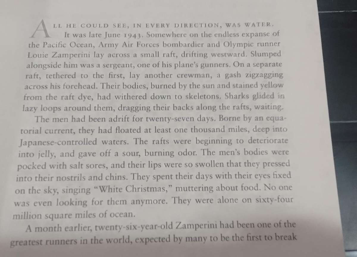 Book: UNBROKEN - Laura Hillenbrand - A World war II story of survival, Resilience and redemption