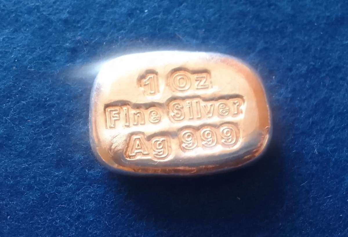 SILVER BAR 1 OZ FINE SILVER AG.999