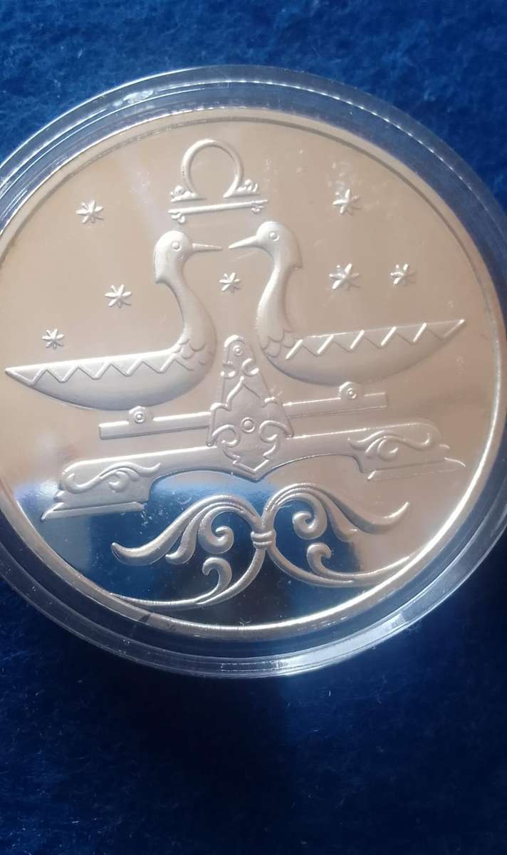 Commemorative coin 12 Constellation Libra coin - silver plated
