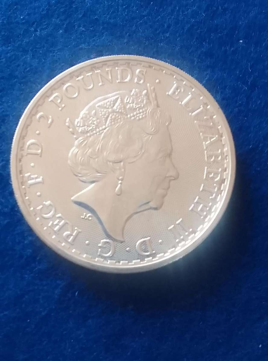 2020 BRITTANIA SILVER 1 OZ DOLLAR,     .999GR SILVER COIN