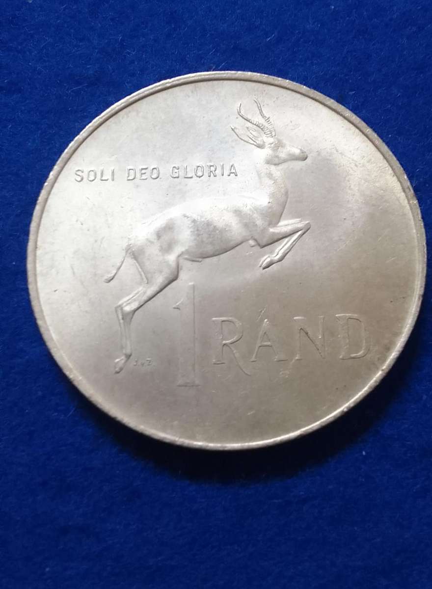 1967 R1 (S.A.) ONE RAND 80% SILVER - ENG