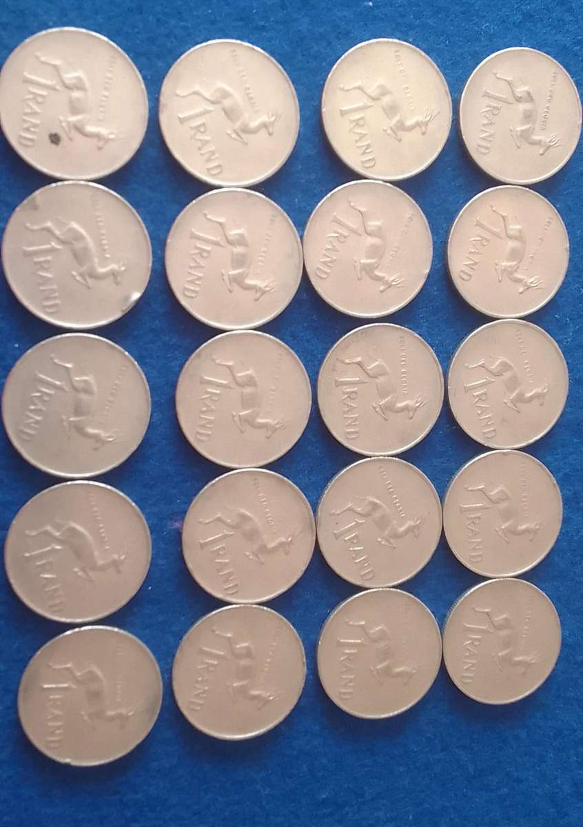 1978 RSA ONE RAND (R1) NICKEL COINS - BID PER COIN