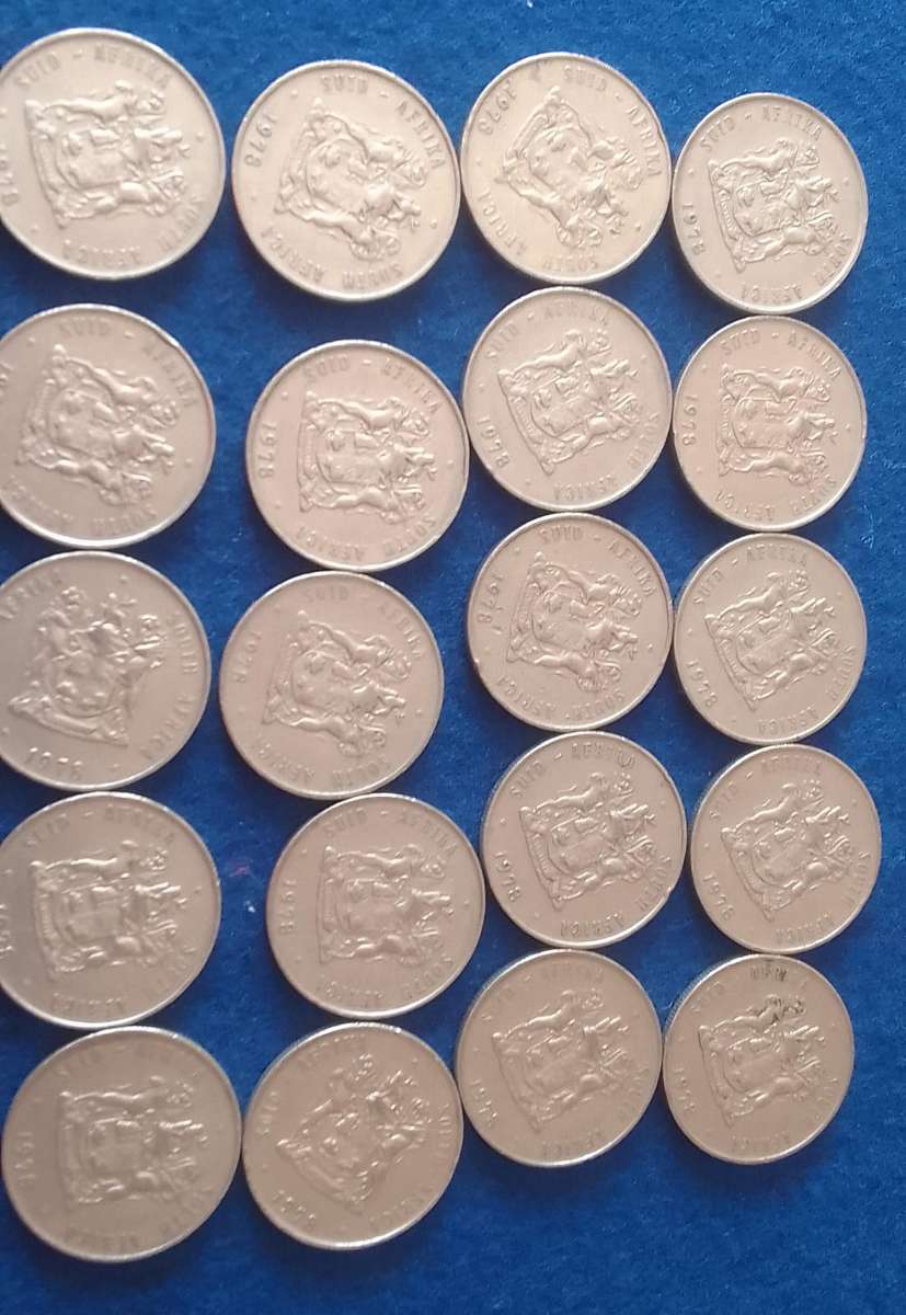 1978 RSA ONE RAND (R1) NICKEL COINS - BID PER COIN
