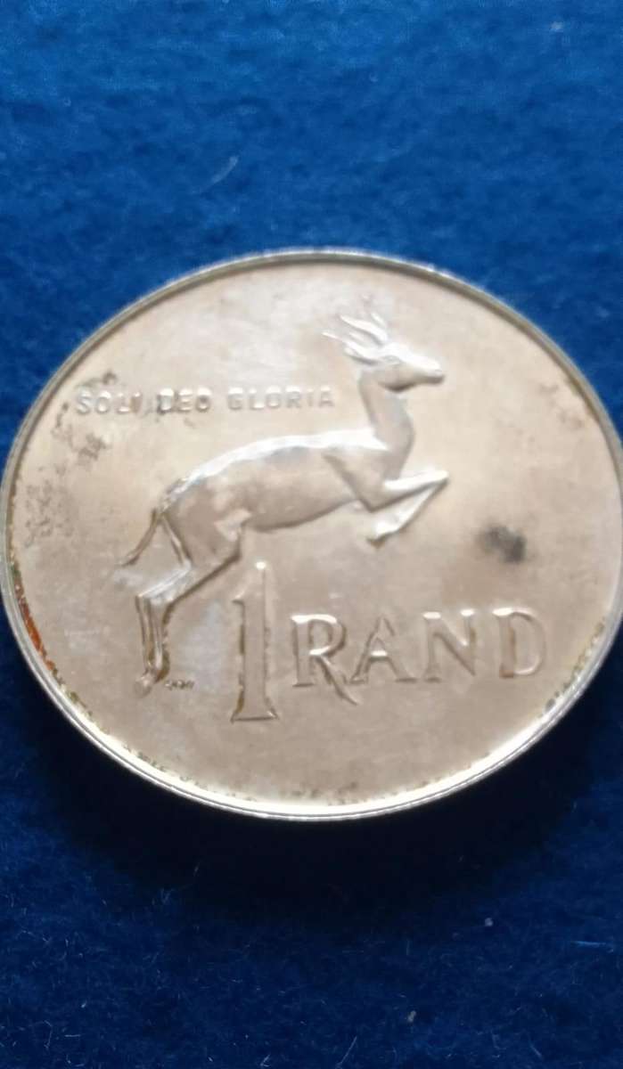 1989 R1 (S.A.) ONE RAND SILVER  PROOF COIN