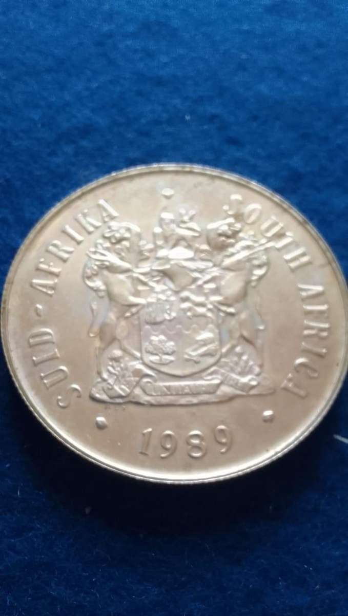 1989 R1 (S.A.) ONE RAND SILVER  PROOF COIN