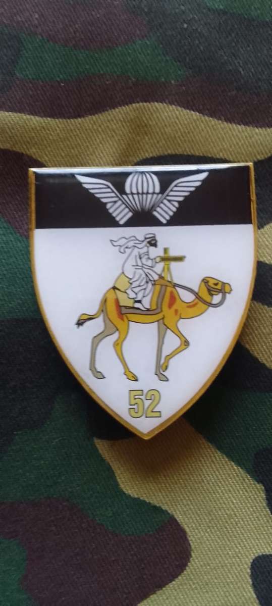 SADF/  SA ARMY  5 RECCE  SHOULDER FLASH NO. 52 -PART OF A LIMITED COMMEMORATIVE SET