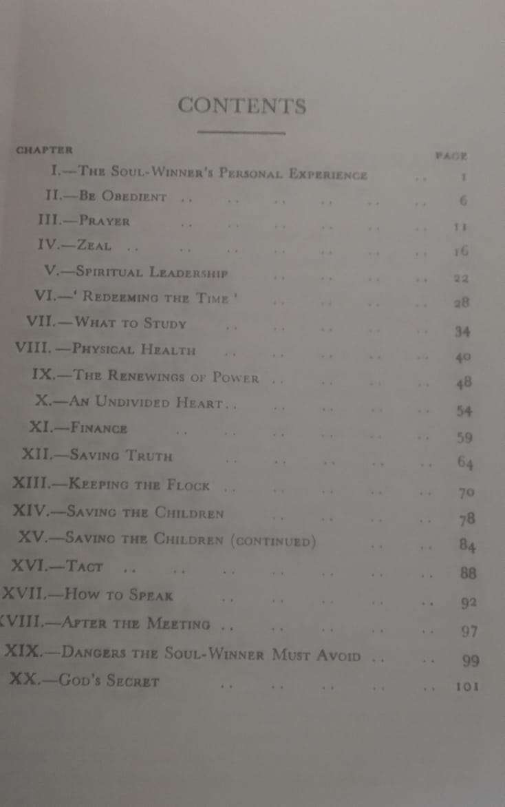 Book: The soul winner's Secret  - Samuel Brengle