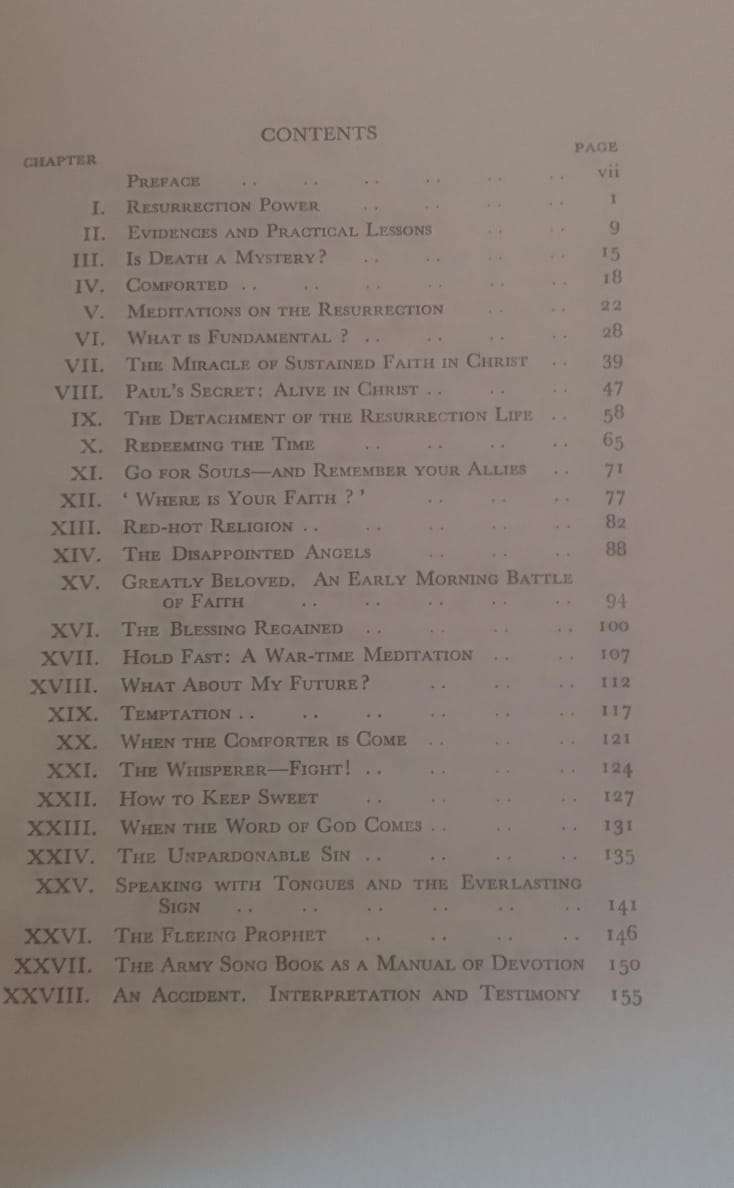 Book: Resurrection life and Power - Samuel Brengle