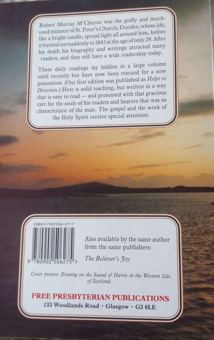 BOOK:  Watching Unto Prayer - Robert M'Cheyne,