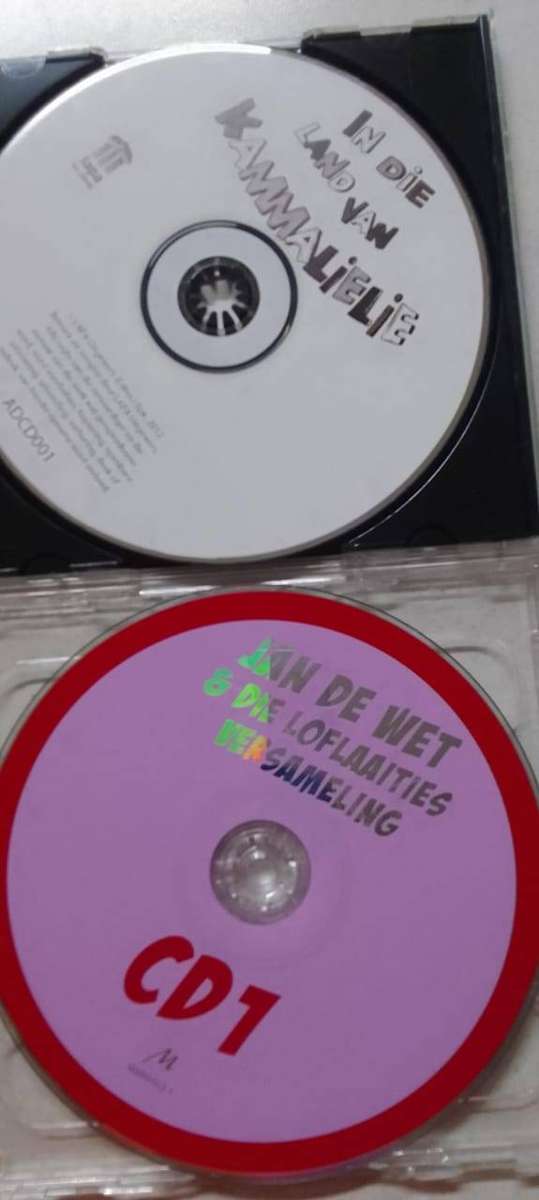 Cd's vir kinders x  5 - (Afrikaanse versameling) Jan de Wet / Anna Rudolph / goggatjie
