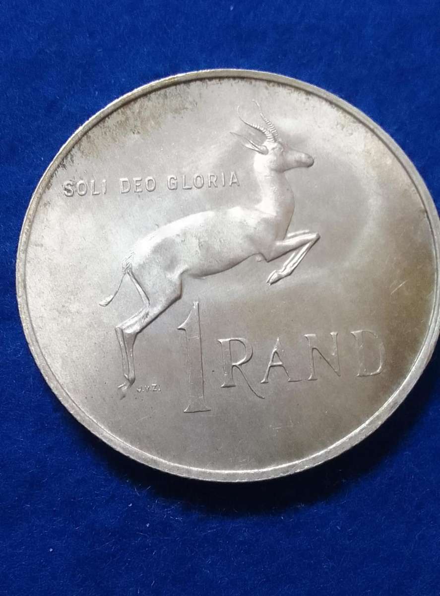 1967 R1 (S.A.) ONE RAND 80% SILVER - AFR