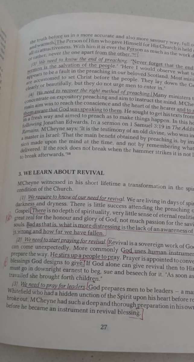 Robert Murray Mcheyne: The making of a man of God (booklet)