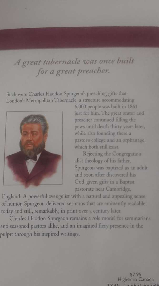 Book: Charles Spurgeon - The Great Orator - Heroes of the Faith collection