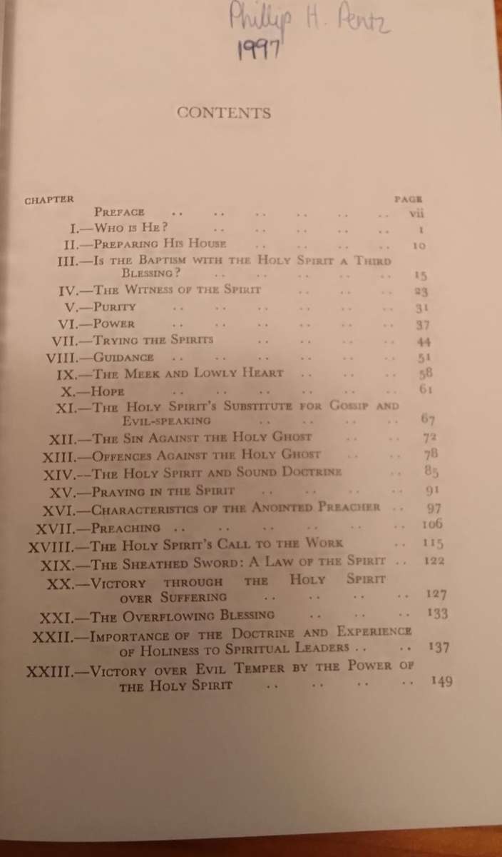 Book:  When the Holy Ghost is come - col. Brengle