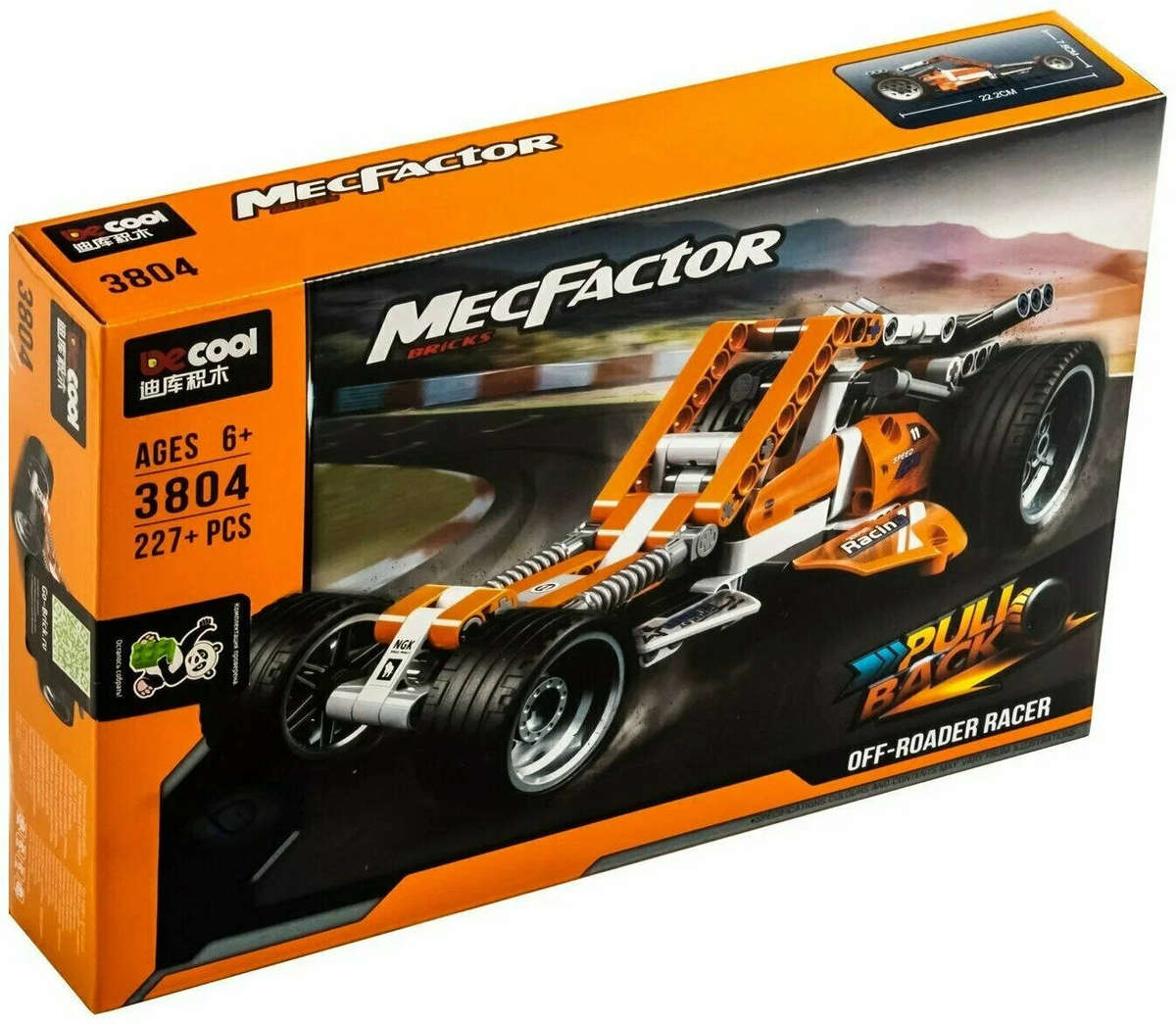 Decool 3804 - Mecfactor Technic style building blocks - 227pcs