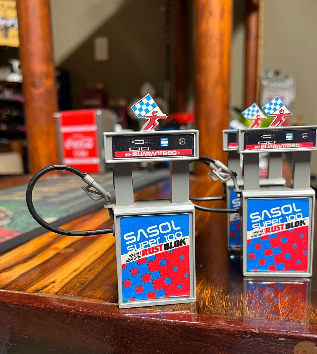Sasol petrol pumps - AMA- Glug - Glug - vintage collectible