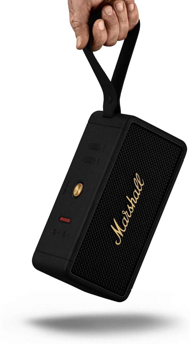 Marshall Middleton Waterproof Bluetooth Speaker - Black&Brass