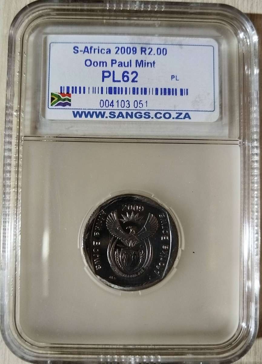 2009 NICKEL CW (COIN WORLD) R2 STRUCK ON THE OOM PAUL MINTING PRESS SANGS GRADED PROOF LIKE 62