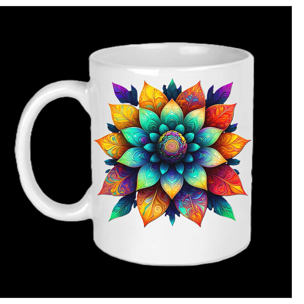 AAAgrade FLOWER Ceramic Mug 325ml dishwasher/microwave safe