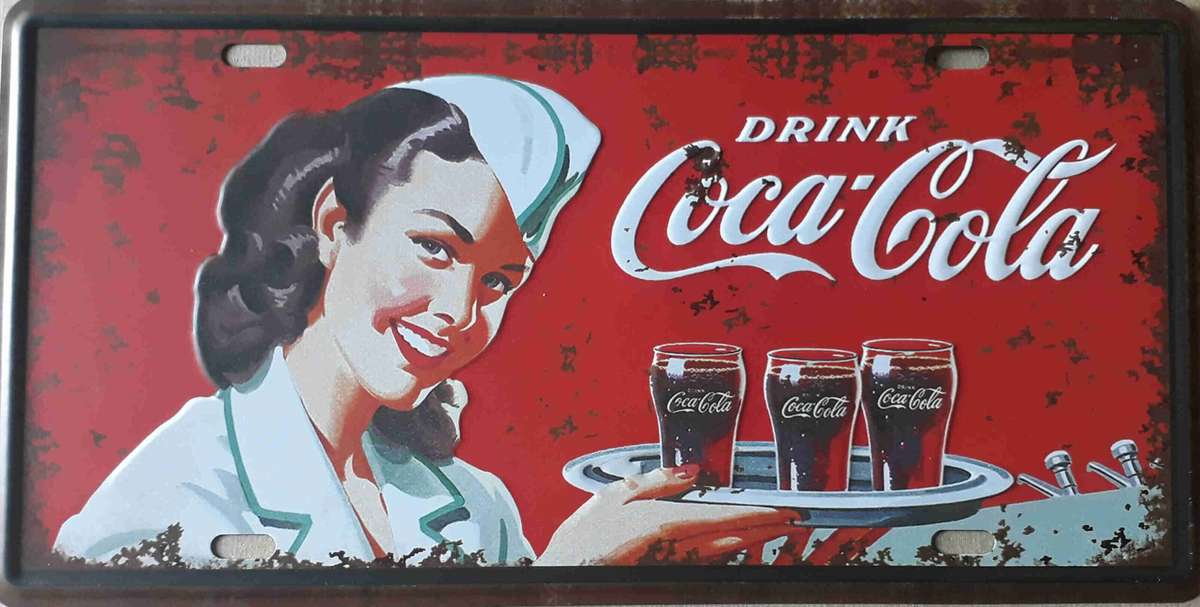 Drink Coca-Cola License Plate