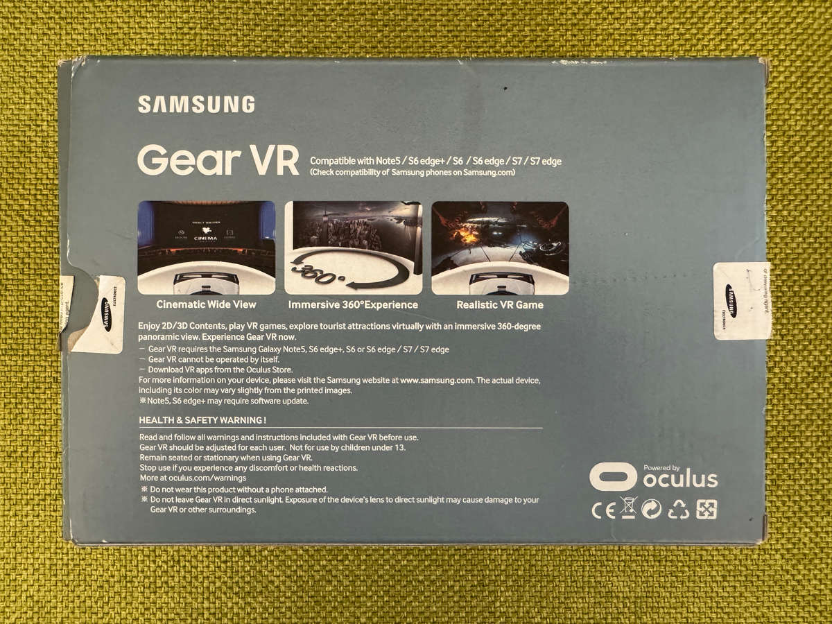 Samsung Gear VR Oculus