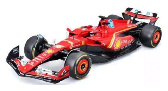 Burago 36844 Formula 1 F1 Ferrari SF 24 No 16 Le Clerc 2024 GP