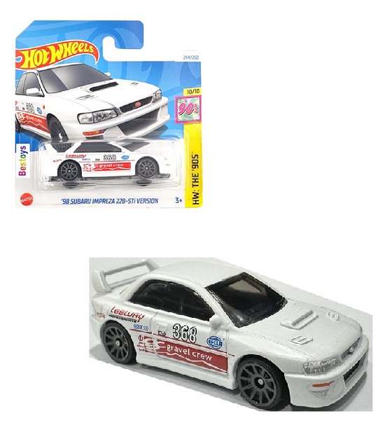Hot Wheels Hotwheels 2024 244/250 Subaru Impreza 22B STi Version 1998 No 368 The 90's 1/64 scale